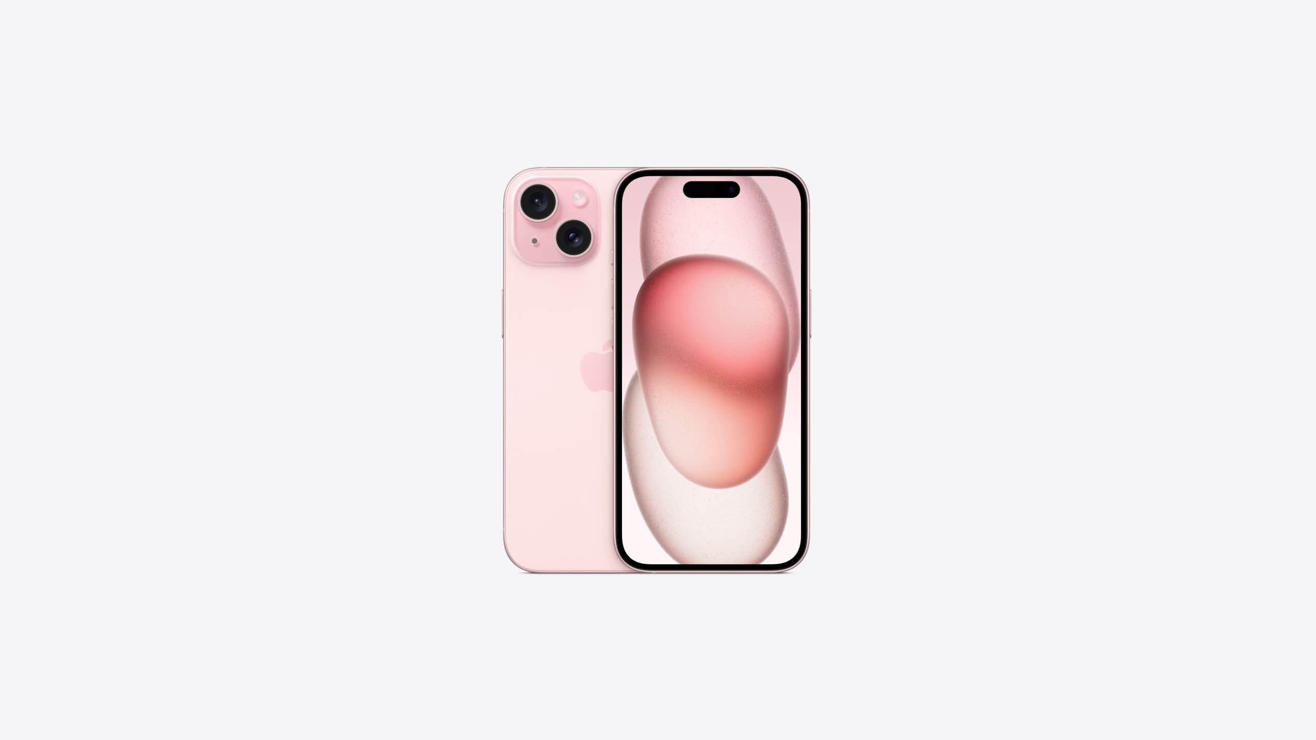 iphone 15 and iphone 15 plus pink